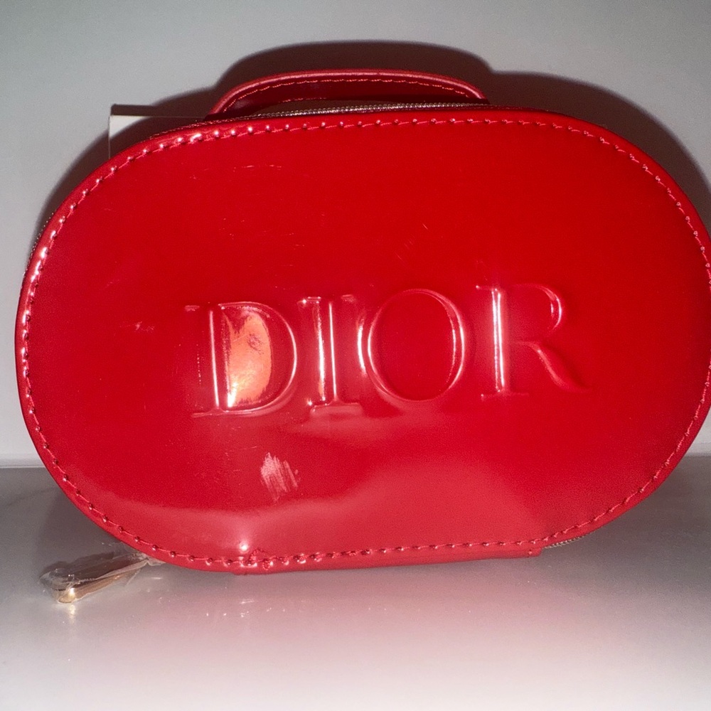 New Dior Red top handle bag
